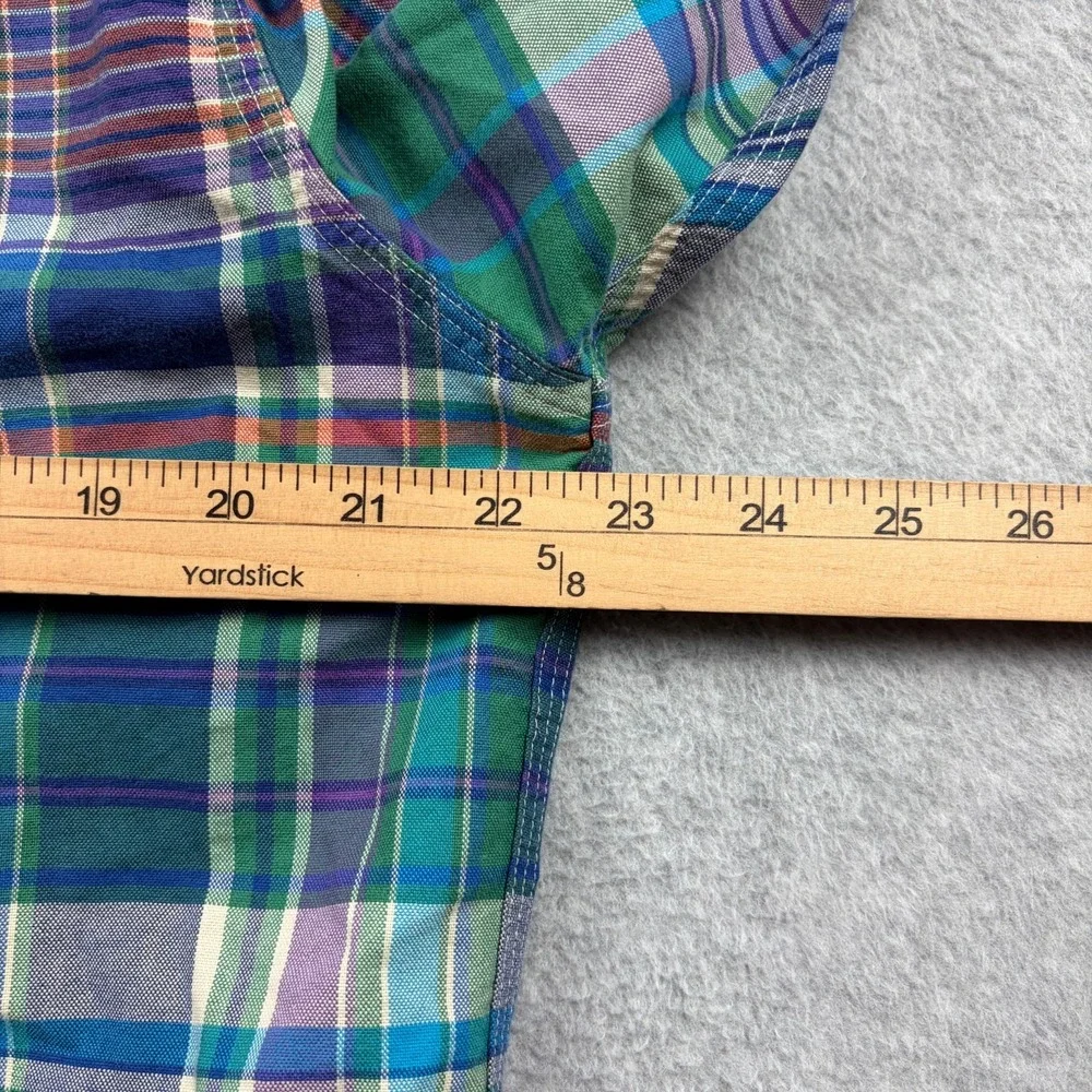 Polo Ralph Lauren Shirt Mens Medium Multicolor Plaid Oxford Workshirt NWT